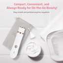 3 x 4-in-1 Facial Hair Removal for Women, Electric Painless Shaver, USB Rechargeable, Lip Chin Cheek Trimmer