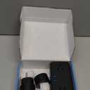 European Travel Plug Adapter, EU/UK/US Travel Plug Adapter Power Strip, 6 AC Outlets, 4 USB Ports (2 USB C), 3ft Wrapped Around Extension Cord, Compact for Travel, Black