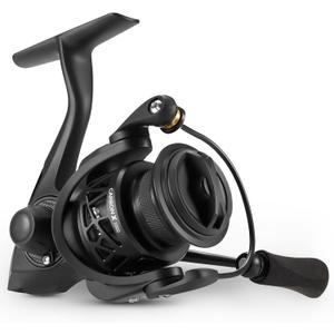 Piscifun Carbon X Spinning Reels, Light to 5.1oz, Carbon Frame and Rotor, 33LBs Max Drag, 10+1 Shielded BB, 5.2:1/6.2:1 High Speed Gear Ratio, Smooth Powerful Saltwater Freshwater Spinning Reel, 1000 Series Size