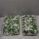 Serwalin 4Pcs 5.9 Ft Babys Breath Garland, 162 Branches White Artificial Baby Breath Flower Vines, Faux Plastics Garland Gypsophila Hanging Flower Vines for Wedding Arch Party Table Home Wall Decor