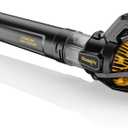 600 CFM Cordless Leaf Blower Compatible with DEWALT 20V MAX Battery (Tool Only), 150 MPH Ultra Lightweight Battery Powered Leaf Blowers, 3-Speed Turbo Handheld Blower for Lawn Yard Patio Driveway Snow (Yellow)