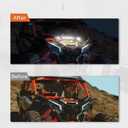 Kemimoto X3 Shock Tower Light Bar Mount Compatible with Can-Am Maverick X3 & X3 Max X RS Turbo R, Work with 10"-14" LED Front Light Bar Mounting Kit