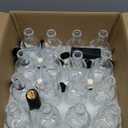 Liengoron Wine Bottle 16PCS 200 ML Glass Bottles with Lids 6 oz Clear Glass Bottles with Cork Empty Wine Bottle with Stopper for Beverages Drinks Beer Water Soda