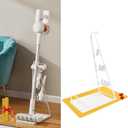 Universal Vacuum Stand,Storage-Stand-Docking-Station-Holder,Stable Metal Storage Bracket Stand Holder,Compatible with Dyson, Hoover, Eureka, Rainbow,Shop VAC and Most Stick Vacuum (White)
