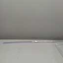 Frameless Shower Door Bottom Seal Shower Sweep with Drip Rail for 3/8" Glass,36" Long, Vinyl, Clear