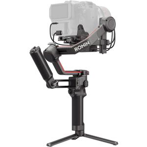 DJI RS 3 Pro Combo, 3-Axis Gimbal Stabilizer for DSLR and Cinema Cameras Canon/Sony/Panasonic/Nikon/Fujifilm/BMPCC, Automated Axis Locks, Carbon Fiber Arms, Includes Ronin Image Transmitter, Black