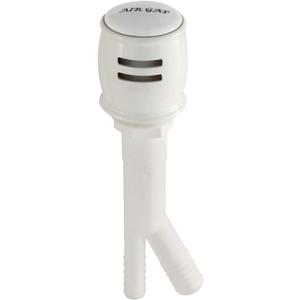 Kingston Brass K511WH Heritage Dishwasher Air Gap, White