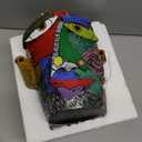 Picasso Flower Pot Colorful Face Art Abstract Resin Flower Pot Unique Face Flower Pot Head Planter for Indoor Outdoor Plants Patio Home Art Decoration (Frown)