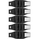 wegreeco Small Dog Diapers Male,Reusable Belly Bands for Male Dogs,Washable Doggie Puppy Male Diapers Wraps,Medium Large Size(4 Pack X-Small, Black)