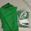 Kavoc 6 Pcs Casino Dealer Costume Set Dealing Visor Hat Vest Bowtie Armband Poker Necktie for Adults Las Vegas Game Night Party