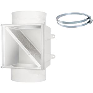 Dryer Duct Lint Trap, Extra Heat Dryer Saver,Accommodates 4" Transition Ducts,1-Pack