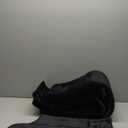 Foam Toilet Rug Set 3 Piece and Bathroom Mat with Toilet Lid Cover and Tank Cover Set Black