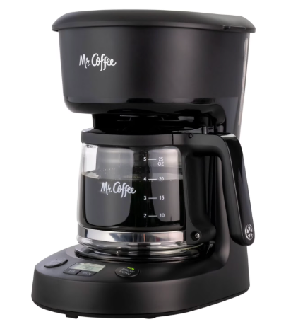 Mr. Coffee 5-Cup Programmable Coffee Maker, 25 oz.