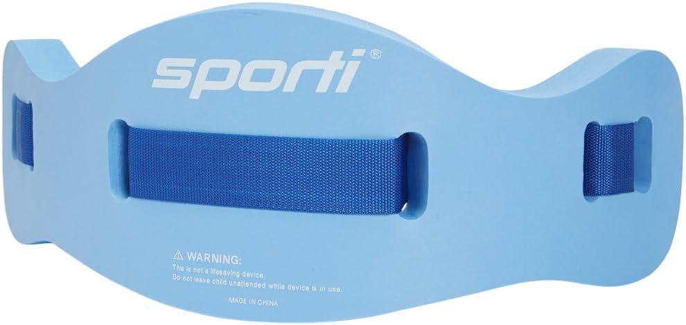 Sporti Swim Belts, Swim Float Jogbelt with Adjustable Belt for Water Fitness Exercises, Swimming Trainer Flotation Belt - Blue - L/XL