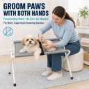 Dog Grooming Hammock with Stand, Pet Sling for Cats and Small Dogs