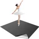 Portable Marley Floor, Dance Mat, 1.5 mm Thick Vinyl Dance Floor, Non-Slip Practice Mat for Ballet, Jazz, Home & Studio, 6.6*3.9ft
