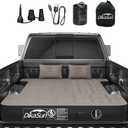 Truck Bed Air Mattress for 5.5-5.8 ft, Full Size Short Inflatable Mattress Short Truck Beds for Camper Outdoor Travel (Khaki)
