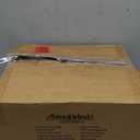 AMAGABELI GARDEN & HOME Fireplace Grate Log Holder 24 Inch Firewood Burning Rack Heavy Duty Wrought Iron Solid Steel for Chimney Hearth Fire Pit Outdoor Kindling Tools Wood Stove Accessories