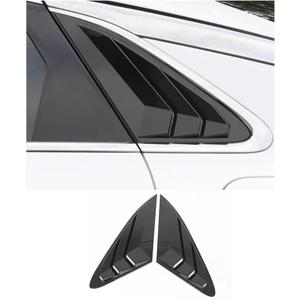 Rear Side Window Louvers Compatible with K5 Gt and Gt Series 2021 2022 2023 2024 2026 Sport Decoration Accessories Air Vent Scoop Louver Window Scoop Louver Cover Glossy Black