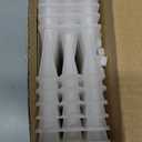 Bird Spikes, 13.2FT Outdoor Bird Deterrent Spikes Device for Birds Pigeon Woodpecker Squirrel Raccoon Cat, Plastic Bird Deterrent for Outside, Patio, Roof, Sill, Fascia (Clear, 12Pcs)
