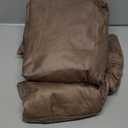 Leather Like Recliner Chair Covers Stay in Place, 4 Pieces Lazy Boy Recliner Cover for Recliner Chair, Leather Cover for Recliner slipcovers Washable for Pets (Light Brown)