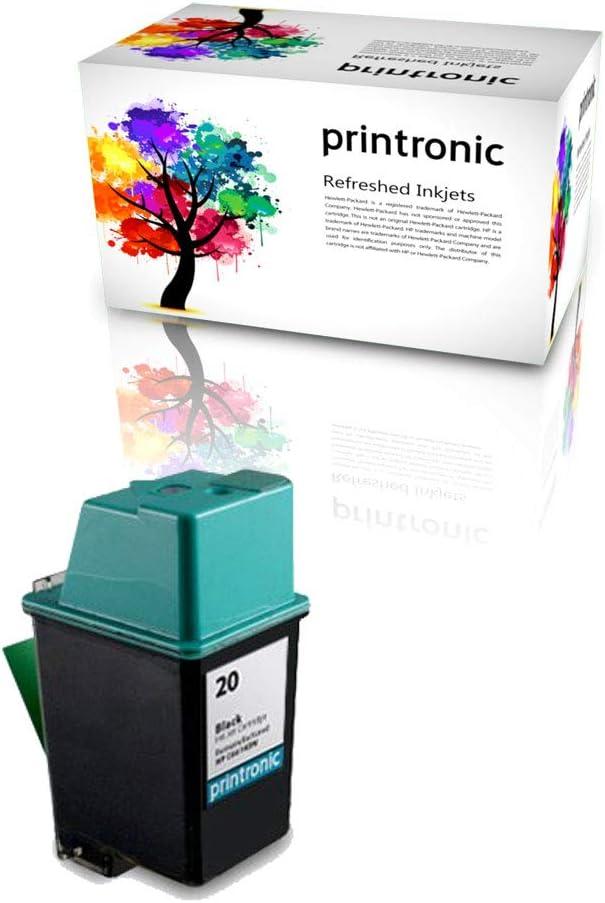 Remanufactured Ink Cartridge Replacement for HP 20 C6614D (1 Black)