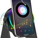 TARKARI Wireless Induction Speaker, 5 in 1 Bluetooth Speaker with Cell Phone Stand, HD Stereo Sound Compatible with iPhone iPad Android Tablet, Birthday Gifts for Women Men Him