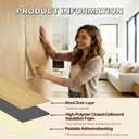HEROADNCKFOAM 20 Piece Peel and Stick Wall Panels,Sound Proof Foam Panels for Walls Wood Grain Finish Can Replace Slate & Plank for Home Studio &Studio Recording Wall Decor (19.68 * 19.68 * 0.2 in)