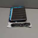 BATYUE Case for iPad 9.7 inch, 2018 iPad 6th Gen, 2017 iPad 5th Gen, iPad Air 2/ iPad Pro 9.7'',Shockproof Protective Cover with Pencil Holder &Rotating Bracket &Shoulder Strap (Navy Blue+Blue)