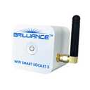 SPW Brilliance WiFi-Smart-Socket-3 LED WiFi Smart Socket - App Control/Alexa - WIFISMARTSOCKET3, White