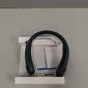 JISULIFE Portable Neck Fan, Hands Free Bladeless Fan, 5 Speeds, 4000 mAh Battery Operated Wearable Personal Fan, Twistable, Rechargeable, Gift for Women Men-Dark Green