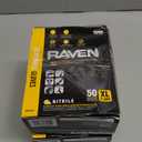 SAS Safety 66519-01 Raven Powder-Free Exam Grade Nitrile - 6 mil 50 Gloves per box, Set of 2 X