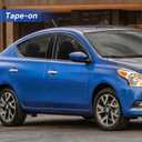 Window Visors Rain Guards Shield for 2012-2019 Nissan Versa Sedan, Out-Channel Window Vent Wind Deflectors Visors Shades for 12-19 Nissan Versa
