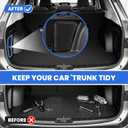 Autorder Car Trunk Organizer Backpack for 2019 2020 2021 2022 2023 2024 Subaru Forester Accessories, 1Pcs (Black Driver Side)