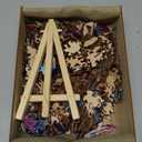 Wooden Puzzles for Adults, Treasure Chest Ocean Wooden Jigsaw Puzzle Unique Shape Animal Wood Puzzles Adult 3D Visual Effect, Birthday Gifts for Puzzle Lovers Games (L-13.4 * 12.9in-260pcs)