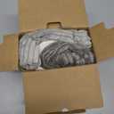 MIULEE Pack of 4 Neutral Grey Gradient Decorative Throw Pillow Covers 18x18 Inch Soft Boho Striped Corduroy Pillow Covers Modern Farmhouse Home Decor for Sofa Living Room Couch Bed