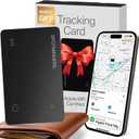 SPOTMINDERS Apple MFi Certified Wallet Tracker Card for Travel - Works with Apple Find My, IP68 Waterproof Rechargeable Tracking Card for Wallet Luggage Passport Purse - Ultra Slim 0.07in Item Finder