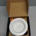 Juno E Series 4" LED Ceiling Light, Baffle Trim Recessed Lighting with 5-in-1 Switchable White Color, 700 Lumens, Wet Rated LED Downlight, Dimmable, White, 12-Pack