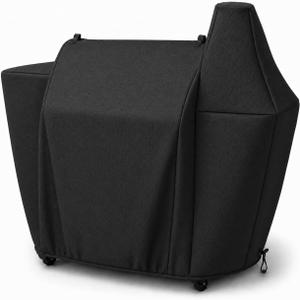 Grill Cover for Pit Boss Pellet Smoker Savannah 1500 Onyx Edition Series for Pitboss PB1500NX Smoker Cover Heavy Duty 600D Waterproof (black, 33" W x 24" D x 45" H)