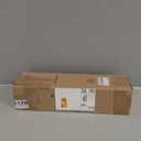 Ceramic Curtain Rods Gold Set of 2 for Windows 28 to 48 Inches Adjustable Length Duty 1" Diameter Window Curtain Rod with Modern Green Leaf Pattern Decorative Finials for Bedroom Living Room Kitchen