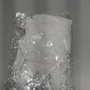 10ft Christmas Velvet Bow Garland Banner with 13 Pieces 5 x 7 Inches Craft Bows Vintage Ornaments for Xmas Tree Decoration Fireplace Staircase Wedding Party Decor (White)