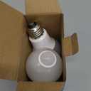 Energetic Motion Sensor Light Bulb, 8.5W (60 Watt Equivalent) E26 Motion Activated Dusk to Dawn Security Light Bulb for Front Door Porch Garage Basement Hallway Closet, 3000K Warm White, 2 Pack