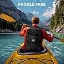 HEETA Dry Bags Waterproof Backpack 40L for Men & Women, Roll Top Heavy Duty Cushioned Hiking Backpack for Kayaking Boating Paddle Boarding Fishing Travel Camping Beach Vacation Cruise Ship Essentials