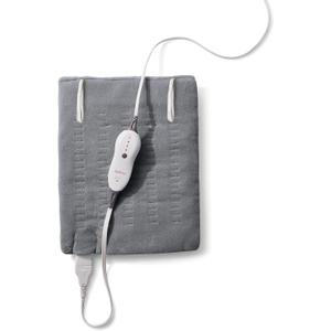 Sunbeam Premium Sunbeam Heating Pad with Compact Storage, Standard Size, Gray (12 x 15 Inch, Grey)