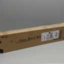 Allesin Faux Wood Blinds 2 inch Slat Cordless Design Room Darkening Blinds for Indoor Windows Easy to Install & Durable Horizontal Windows Blinds Inside/Outside Mount,22" W x 64" L, Pearl White