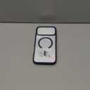 FNTCASE for iPhone 17 Pro-Max Case: Clear Magnetic Phone Cases with Screen Protector Compatible with Magsafe Slim Anti Yellowing Rugged Shockproof Protective Transparent Cell Phone Cover, Blue