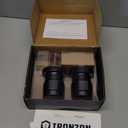 IRONZON Fingerprint Door Knob for Bedroom  291Y 4in1 Keyless Bedroom Door Knob smart Door knob with App, Onetap Privacy Mode Setup, AutoLock Easy to Install  Matte Black