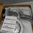 Veemagni 5 Inch Large Magnifying Glass with Light and Stand, 5 Color Modes Stepless Dimmable 10X Glass Lens, Hands Free 2-in-1 Desk Lamp & Clamp, LED Lighted Magnifier for Repair Crafts Close Work