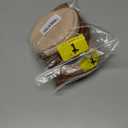 2 x Dual Pouch Wristlet Keychain Wallet Double keychain wallets Mini Pouch Coin Purse Women Coin Detachable Wrist Zip Bag (Pinkg&Brown)