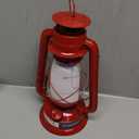 Stansport 12" Hurricane Lantern (127), 12inch, Red